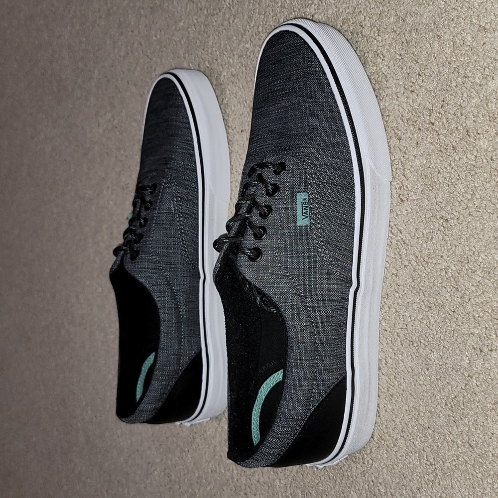 Brand New VANS gray and white with teal accents